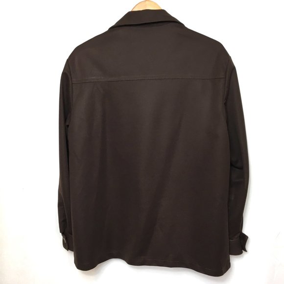 70’s Leisure Jacket Vintage Dark Brown Haggar - Picture 8 of 12
